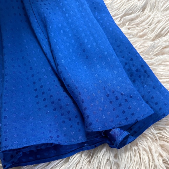 Blue midi length skirt - Picture 4 of 4